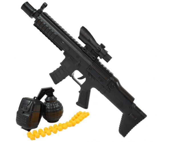 Assault Game: Katonai fegyver szett kiegészítőkkel és tölténnyel többféle változatban