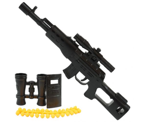 Assault Game: Katonai fegyver szett kiegészítőkkel és tölténnyel többféle változatban