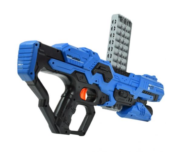 Attack Launcher: Manuális szivacslövő fegyver zsetonos céltáblával és tölténnyel 49cm