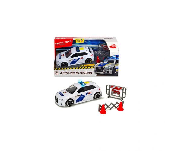 Audi RS3 rendőrautó - Dickie Toys
