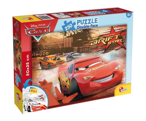 Verdák 2 az 1-ben 250db-os puzzle és színező 50x35cm - Lisciani