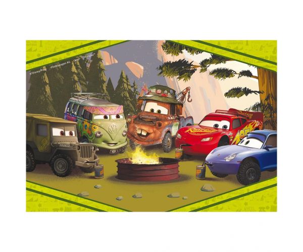 Verdák 2 az 1-ben 60db-os Eco puzzle és színező 70x50cm - Lisciani