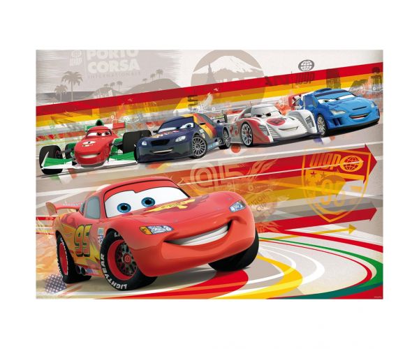 Verdák 2 az 1-ben 60db-os puzzle és színező 50x35cm - Lisciani