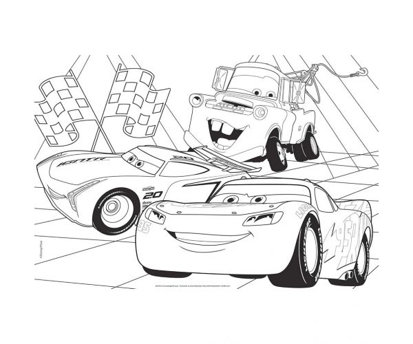 Verdák 2 az 1-ben maxi 2x60db-os puzzle és színező 50x35cm - Lisciani