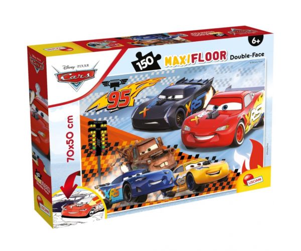Verdák 3 2 az 1-ben 150db-os puzzle és színező 70x50cm - Lisciani
