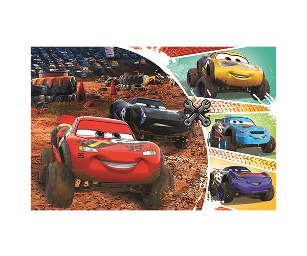 Verdák 3: Villám McQueen és barátai puzzle 60db-os - Trefl