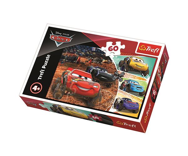 Verdák 3: Villám McQueen és barátai puzzle 60db-os - Trefl