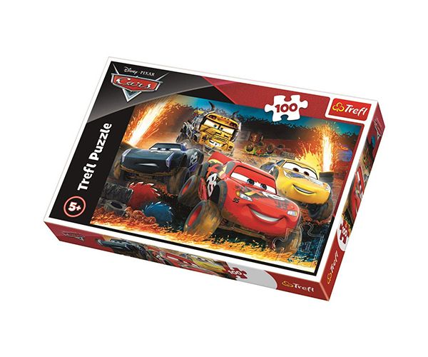 Verdák 3 extrém verseny puzzle 100db-os - Trefl