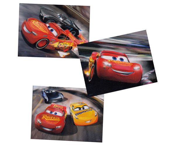 Verdák 3 szuper puzzle 3x24db-os 3D hatású képpel