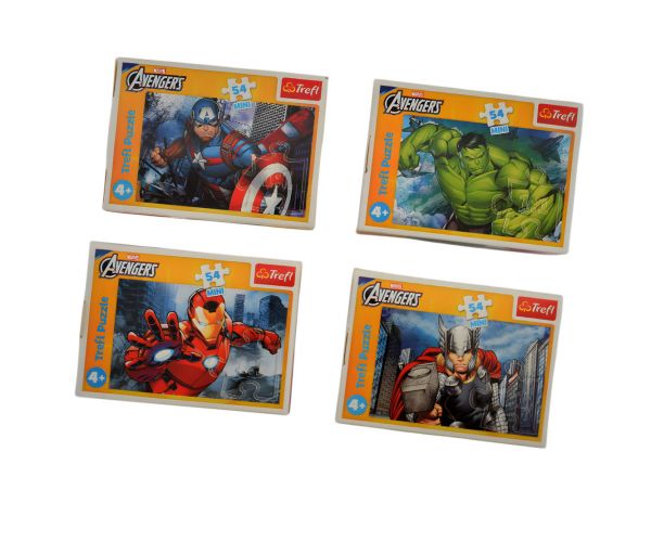 Bosszúállók 54db-os mini puzzle többféle 1db - Trefl