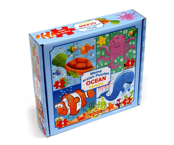 Az első puzzle-öm: Óceán 4 az 1-ben baby puzzle
