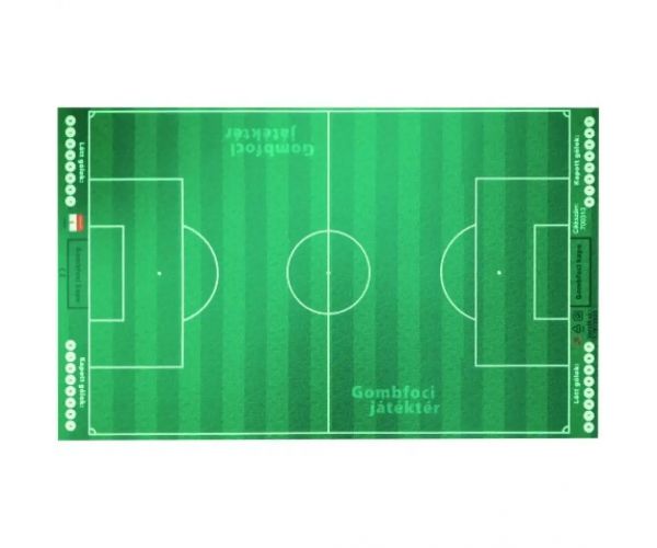 Gombíkové futbalové ihrisko 55x90cm, so sadou tímových nálepiek