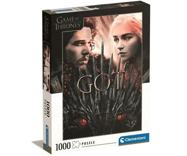 Game of Thrones: Železný trón 1000ks puzzle - Clementoni