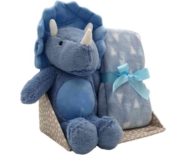 SweetDreams: Základňa a plyšový triceratops v modrej farbe