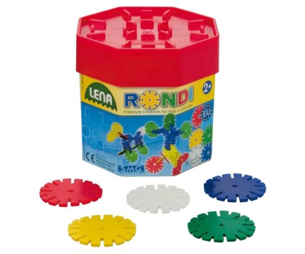 LENA: Rondi stavebný set 45 mm 55 ks