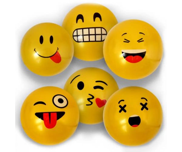 Emoji gumová lopta vo viacerých verziách 23cm