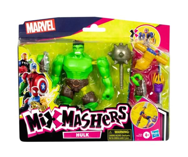 Marvel Mix Mashers: Avengers Hulk figúrka s doplnkami - Hasbro
