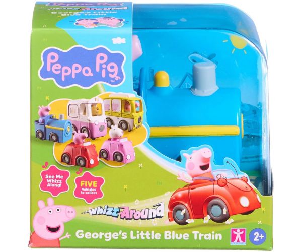 Whizz-Around Peppa prasiatko George malý modrý vlak