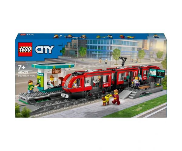 LEGO® City: Mestskej električky a zastávky (60423)
