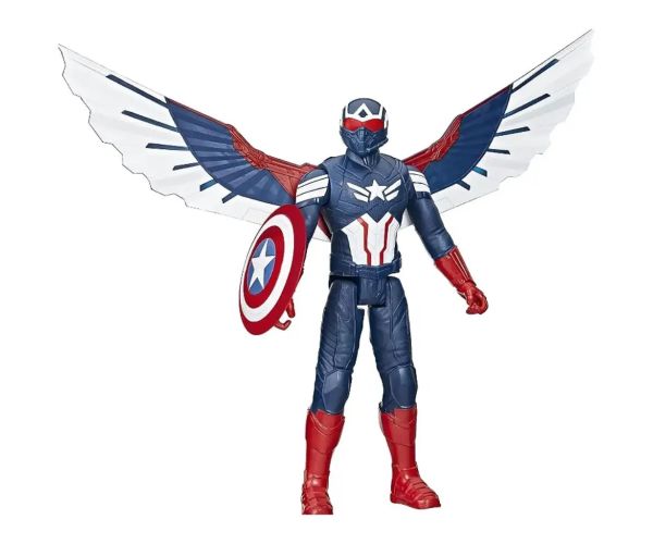 Avengers Titan Hero Maskovaný Kapitán Amerika 29 cm figúrka - Hasbro