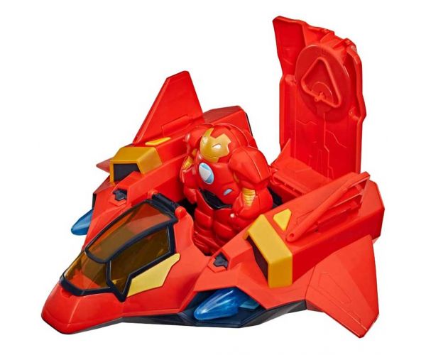 Marvel Iron Man a jeho úžasní priatelia - Obrovský armor Iron Jet herný set - Hasbro