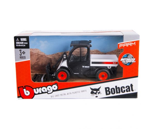 Bburago - Bobcat s vidlicovým zdvihákom 10cm