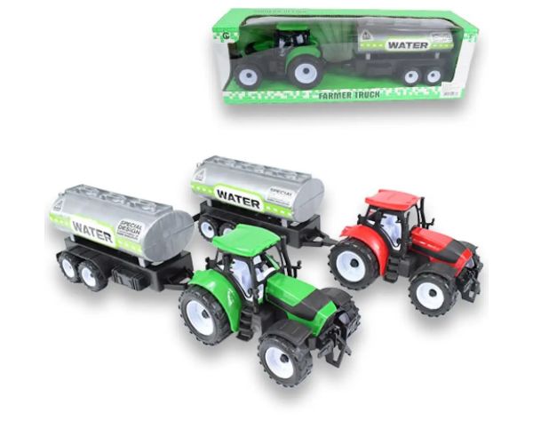 Farmer Truck: Traktor s cisternou na vodu v dvoch verziách 41cm