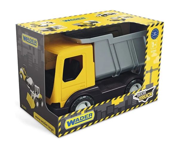 Tech Truck žltý vyklápač 23 cm - Wader