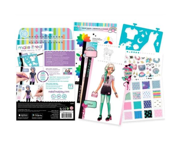 Make it Real: Skicár na módne navrhovanie s príslušenstvom - Pastel pop