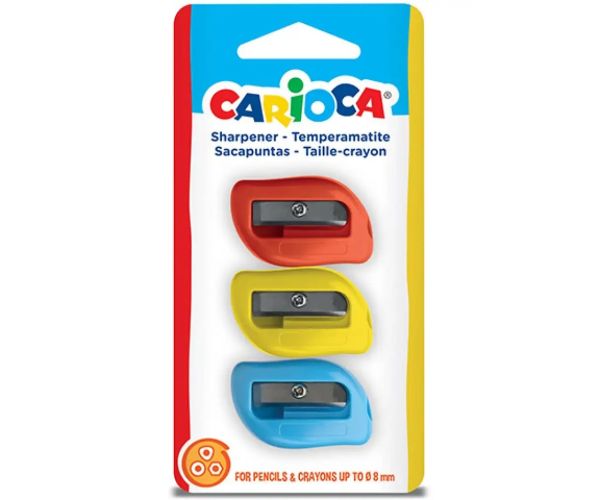 Plastové strúhadlo 3 dielny set - Carioca