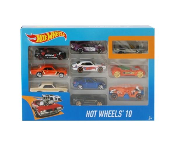 Hot Wheels súprava malých áut 10ks - Mattel