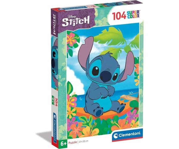 Disney Stitch 104-dielny Supercolor puzzle - Clementoni