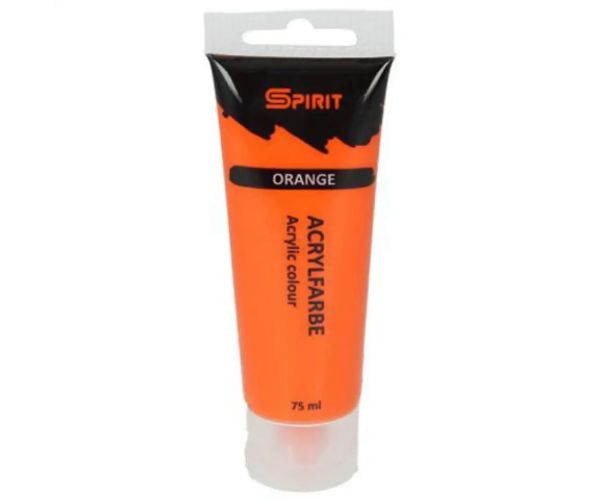 Spirit: Oranžová akrylová farba 75ml