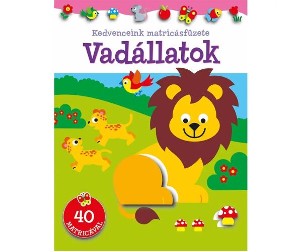 Naše obľúbené samolepkové zošity - Divoké zvieratá