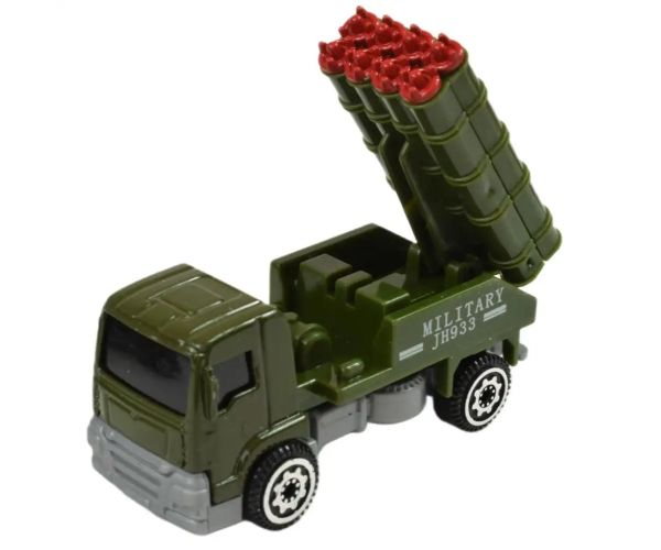 Car Model: 6-dielny set vojenských autíčok