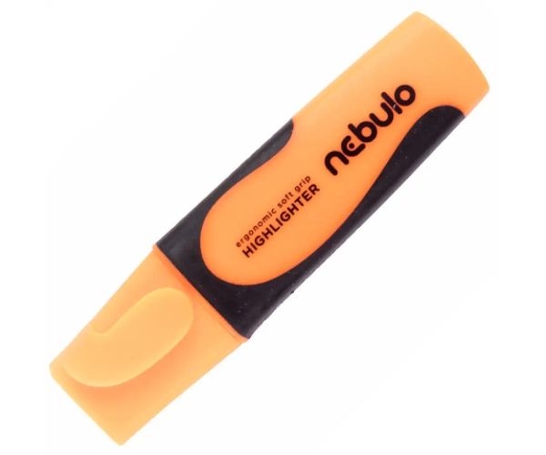 Nebulo: Neónovo-oranžový zvýrazňovač 1 ks