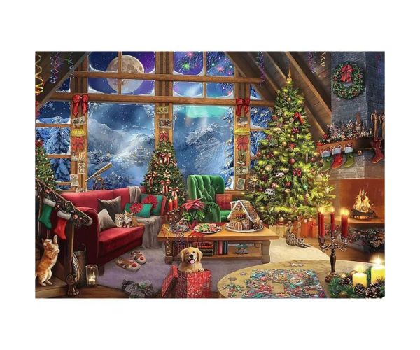 Vianoce v horách 2x500ks puzzle - Trefl