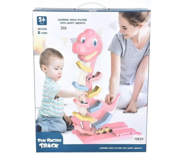 Dinosaurus veža s autami, hrací set