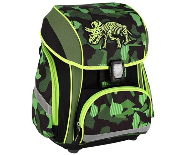 Spirit: Triceratops LED 3D školská taška, batoh 5 dielny set