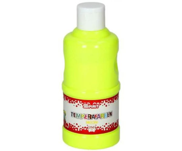 Neónovo-žltá temperová farba 250ml