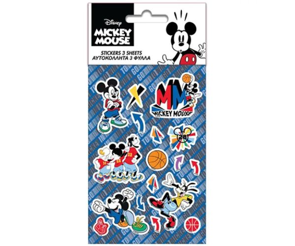 Mickey Mouse set nálepiek 8x12cm 5 hárkov