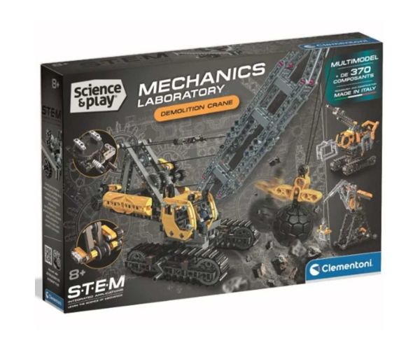 Science & Play: Búračkový žeriav herný set - Clementoni
