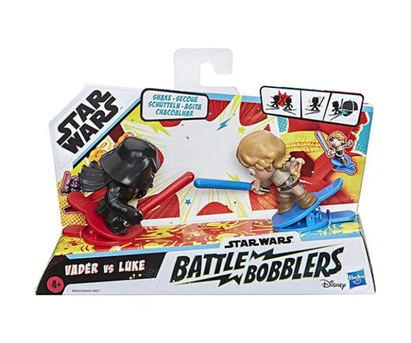Star Wars Battle Bobblers Vader vs Luke štipcová figúrka - Hasbro