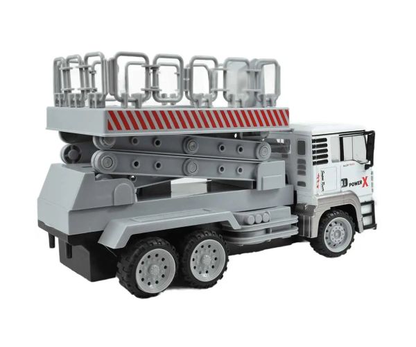 RC nákladné auto s kovovou kabínou na diaľkové ovládanie so svetelnými efektmi 27 MHz 1/12  32cm