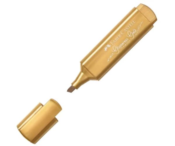 Faber-Castell: Zvýrazňovač 1546 úžasná kovovo-zlatá farba