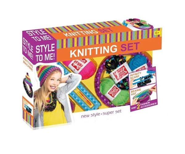 Style to me! Sada na tkanie čiapok s farebnou priadzou