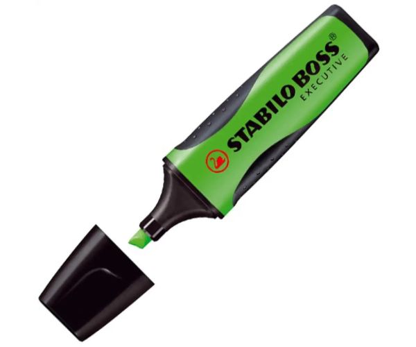 Stabilo: BOSS Executive zelený zvýrazňovač