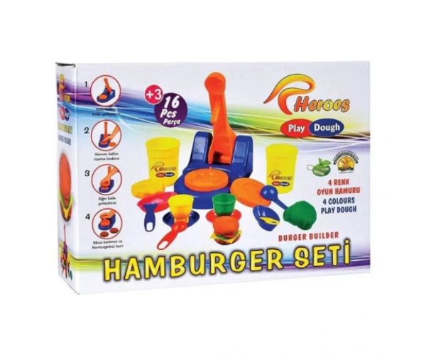 Play-Dough: Plastelínová súprava na výrobu hamburgerov