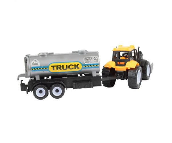 Engineering Truck: Traktor s cisternou a prívesom 28cm