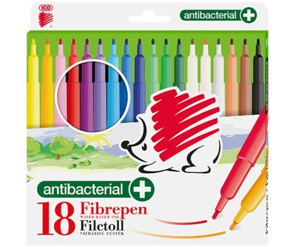 ICO: Rainbow Antibakteriálny popisovač 18 dielny set